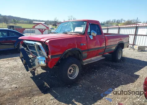 1993 Dodge W-Series W150 from USA, damaged, VIN 1B7HM16Y5PS150498